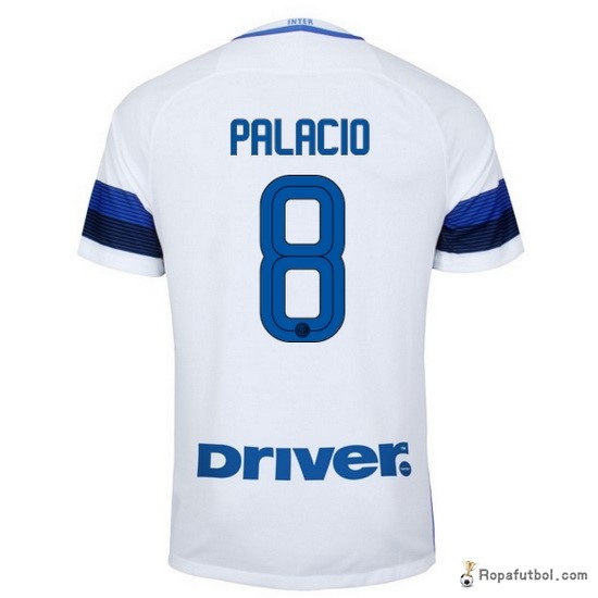 Camiseta Inter de Milán Replica Segunda Ropa Palacio 2016/17 Blanco